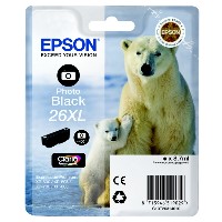 Epson Original Tintenpatrone schwarz foto High-Capacity XL C13T26314012