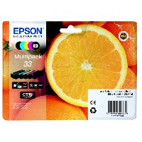 Epson Original Tintenpatrone MultiPack Bk,C,M,Y,PBK EasyMail C13T33374011